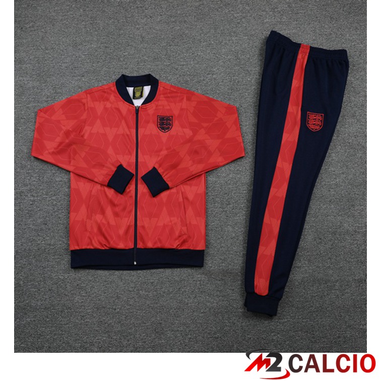 Insieme Tuta Calcio - Giacca Inghilterra Rosso 2021/2022