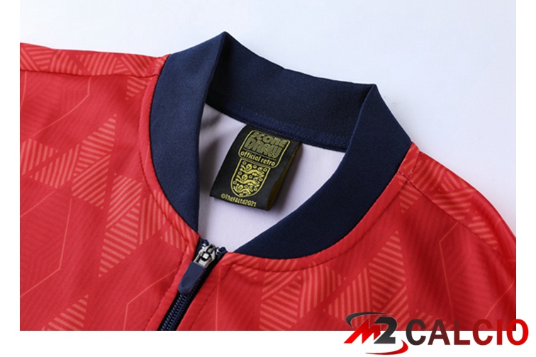 Insieme Tuta Calcio - Giacca Inghilterra Rosso 2021/2022