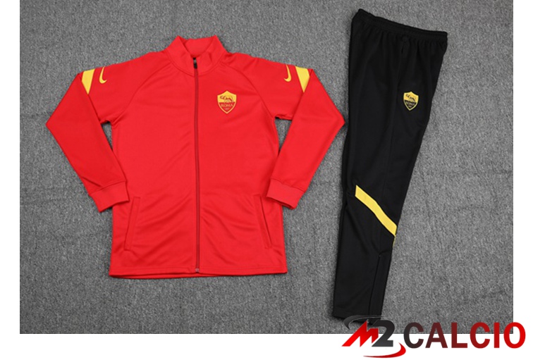 Insieme Tuta Calcio - Giacca AS Roma Rosso 2021/2022
