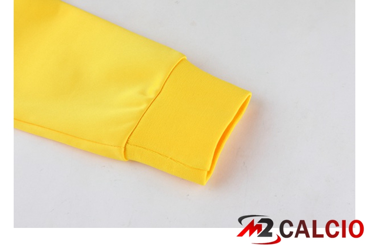 Insieme Tuta Calcio - Giacca Brasile Giallo 2021/2022