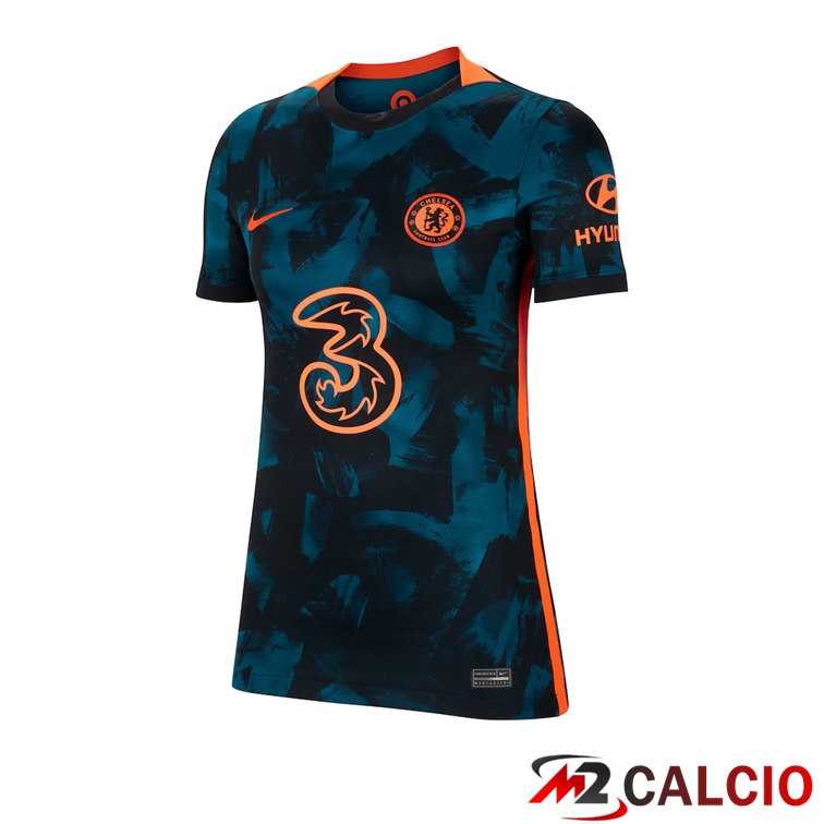 Maglie Calcio FC Chelsea Donna Terza Verde/Nero 2021/2022