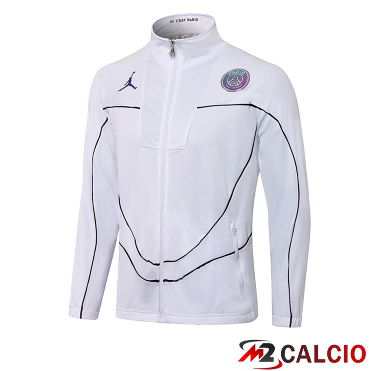 Giacca Calcio Jordan PSG Bianco 2021/2022