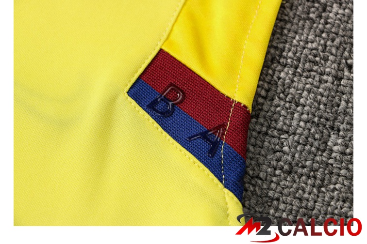 Canotta Calcio FC Barcellona + Pantaloncini Giallo 2021/2022