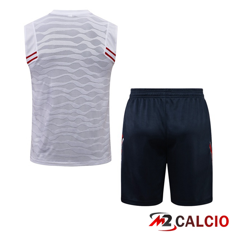 Canotta Calcio Jordan PSG + Pantaloncini Bianco 2021/2022