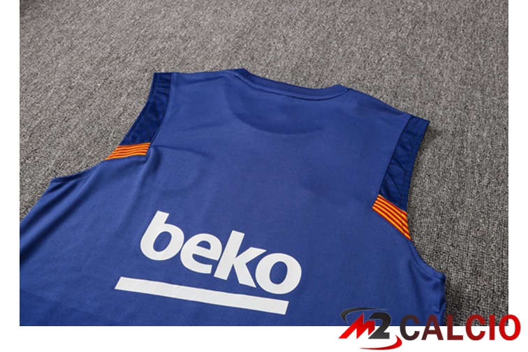 Canotta Calcio FC Barcellona + Pantaloncini Blu 2021/2022