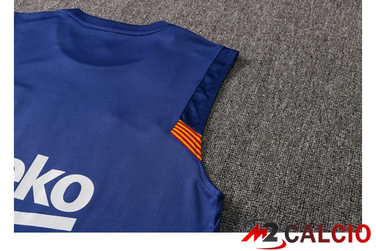 Canotta Calcio FC Barcellona + Pantaloncini Blu 2021/2022