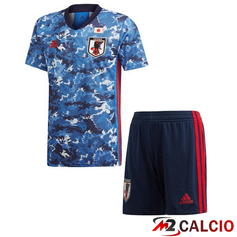 Maglie Calcio Personalizzate,Tute Calcio Squadre,Maglia Nazionale Italiana Calcio | Maglia Nazionale Giappone Bambino Prima 2020/2021