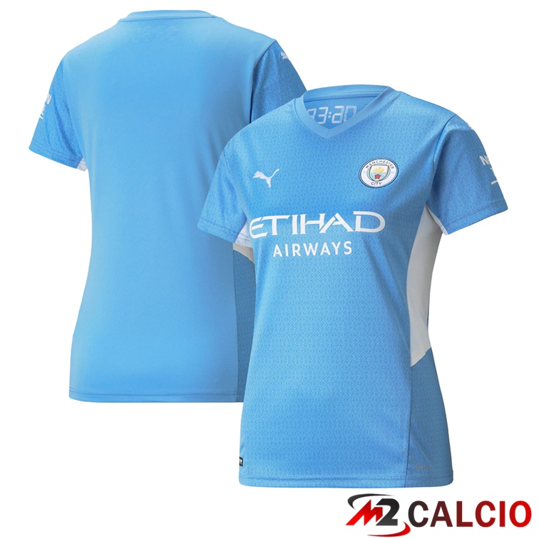 Maglie Calcio Manchester City Donna Prima Azzurro 2021/2022