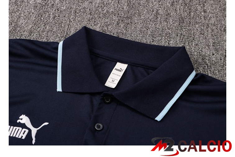 Maglia Polo Manchester City + Pantaloni Blu Reale 2021/2022