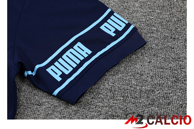 Maglia Polo Manchester City + Pantaloni Blu Reale 2021/2022