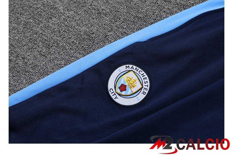 Maglia Polo Manchester City + Pantaloni Blu 2021/2022