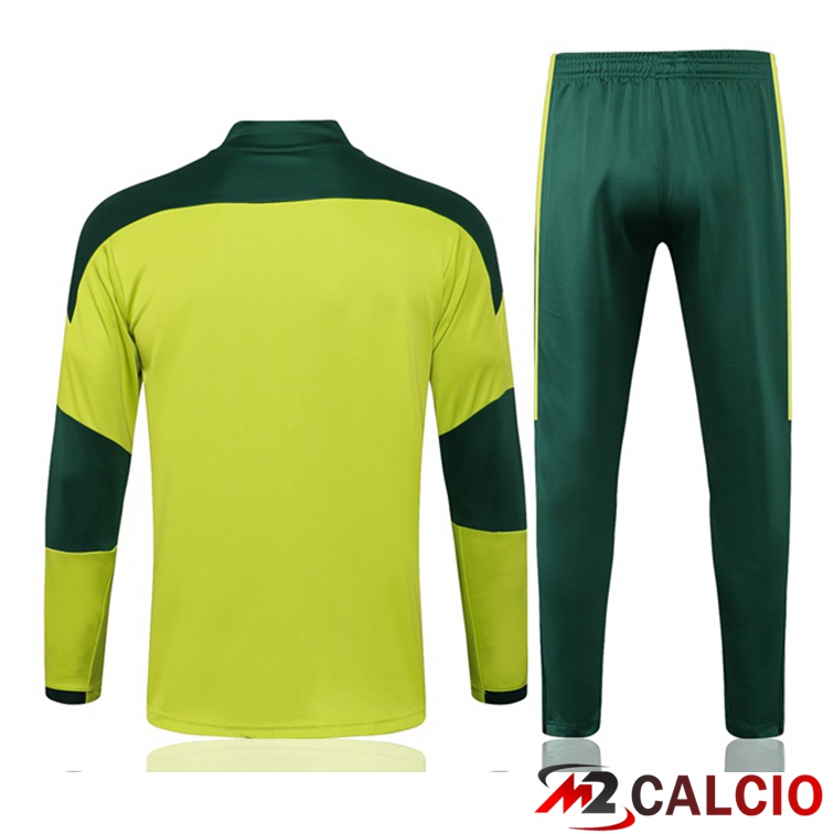 Insieme Tuta Calcio - Giacca Palmeiras Giallo 2021/2022