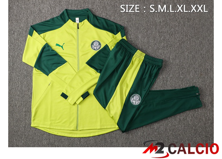 Insieme Tuta Calcio - Giacca Palmeiras Giallo 2021/2022