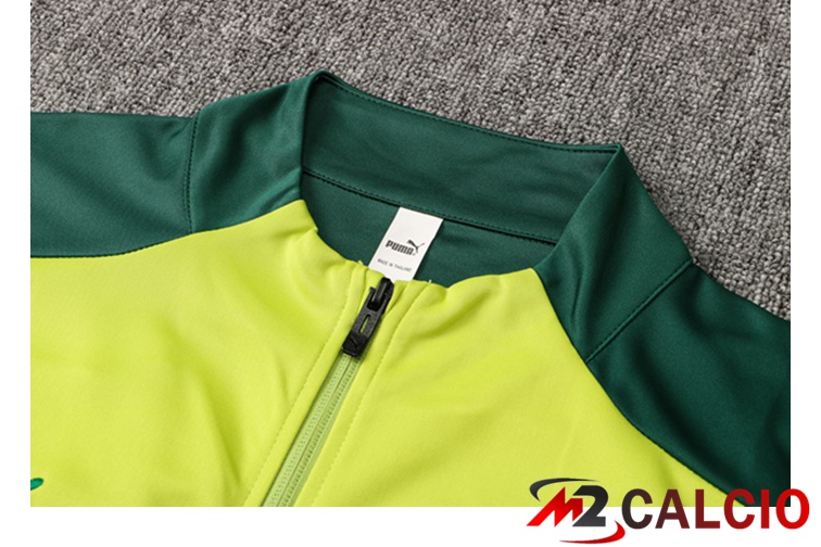 Insieme Tuta Calcio - Giacca Palmeiras Giallo 2021/2022