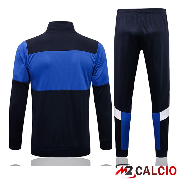 Insieme Tuta Calcio - Giacca Italia Blu 2021/2022