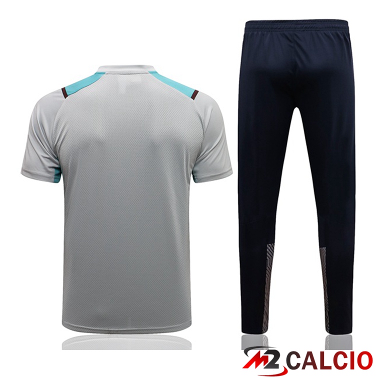 Maglia Allenamento Manchester City + Pantaloni Grigio 2021/2022