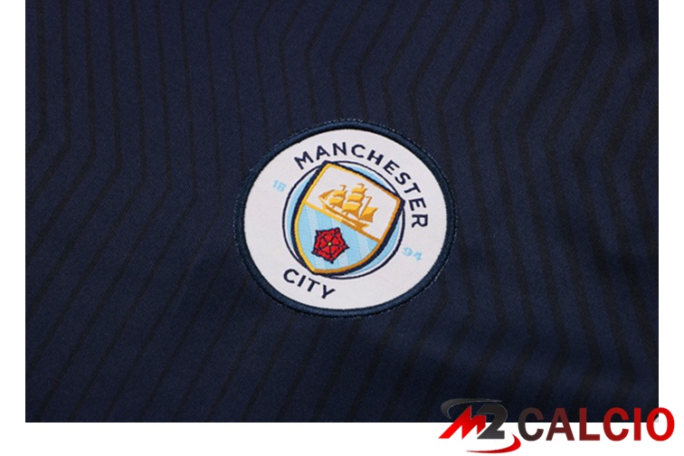 Maglia Allenamento Manchester City + Pantaloni Blu Reale 2021/2022