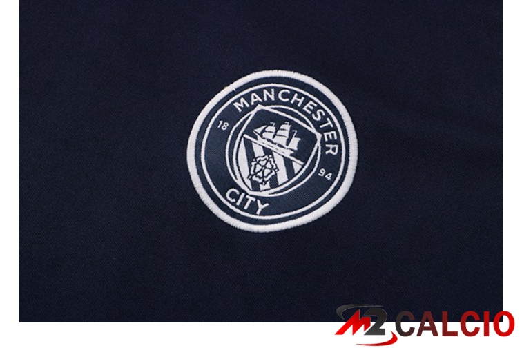 Maglia Allenamento Manchester City + Pantaloni Blu Reale 2021/2022