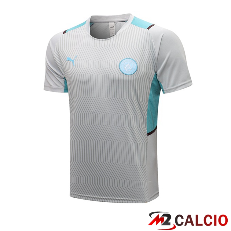 Maglie Calcio Personalizzate,Tute Calcio Squadre,Maglia Nazionale Italiana Calcio | Maglia Allenamento Manchester City Grigio 2021/2022
