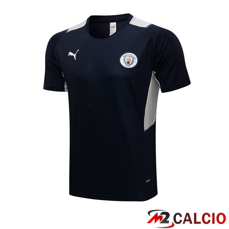 Maglie Calcio Personalizzate,Tute Calcio Squadre,Maglia Nazionale Italiana Calcio | Maglia Allenamento Manchester City Blu Reale 2021/2022