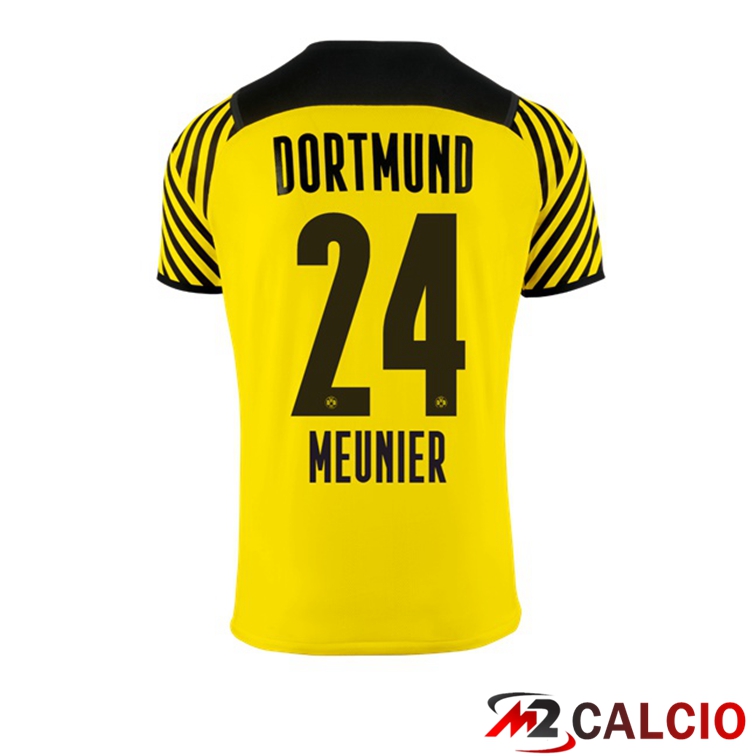 Maglie Calcio Personalizzate,Tute Calcio Squadre,Maglia Nazionale Italiana Calcio | Maglia Dortmund (Meunier 24) Donna Prima Giallo 2021/22