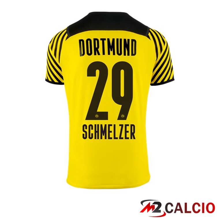 Maglie Calcio Personalizzate,Tute Calcio Squadre,Maglia Nazionale Italiana Calcio | Maglia Dortmund (Schmelzer 29) Donna Prima Giallo 2021/22