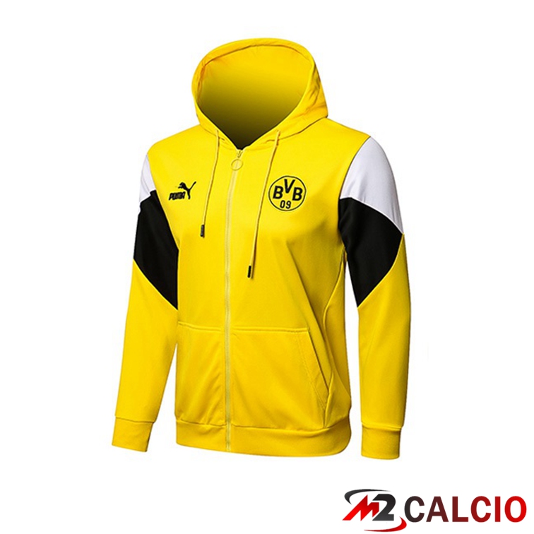 Giacca Con Cappuccio Dortmund Giallo 2021/2022