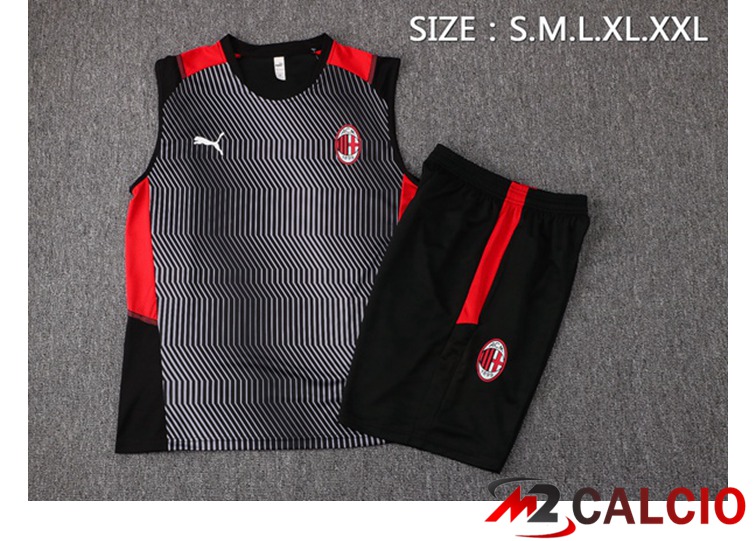 Canotta Calcio AC Milan + Pantaloncini Nero 2021/2022