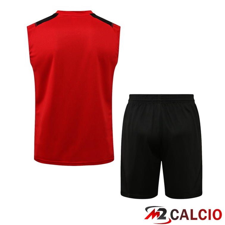 Canotta Calcio AC Milan + Pantaloncini Rosso 2021/2022