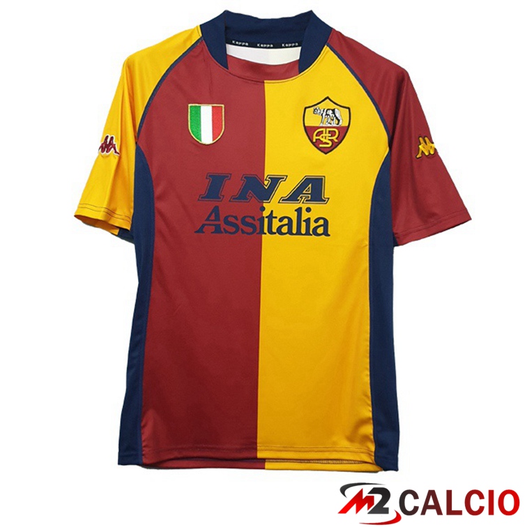 Maglie Calcio AS Roma Retro Prima 2001-2002
