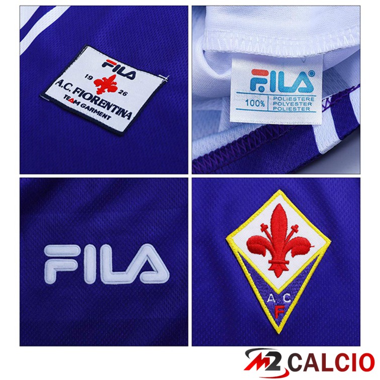 Maglie Calcio ACF Fiorentina Retro Prima Viola 1999-2000