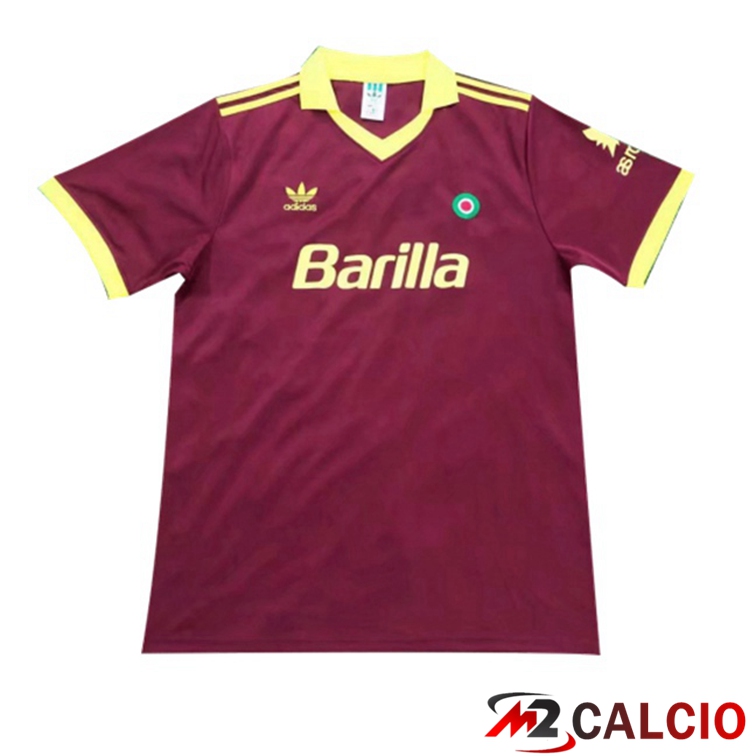 Maglie Calcio Roma Retro Prima Rosso 1991-1992