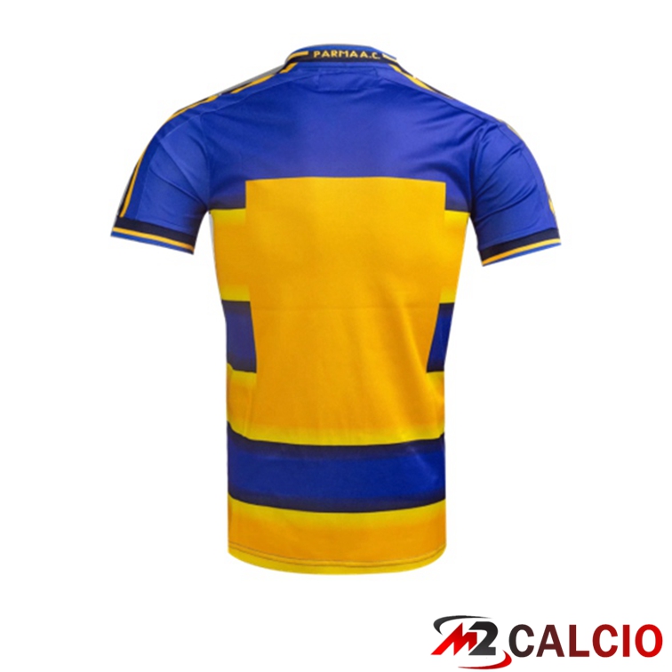 Maglie Calcio Parma Calcio 1913 Retro Prima Blu Giallo 2001-2002