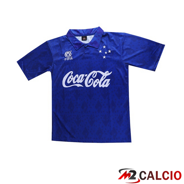 Maglie Calcio Personalizzate,Tute Calcio Squadre,Maglia Nazionale Italiana Calcio | Maglie Calcio Cruzeiro EC Retro Prima Blu 1993-1994