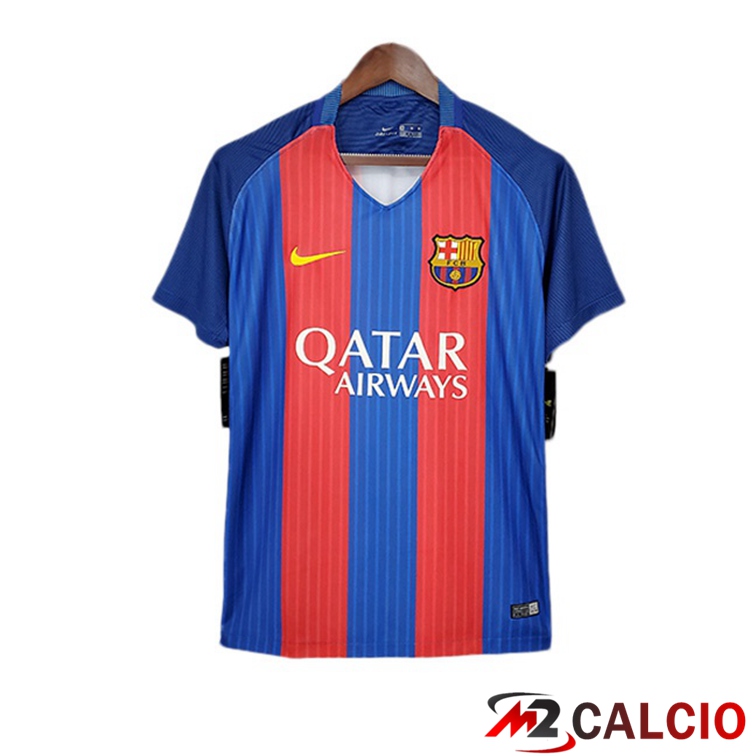 Maglie Calcio Personalizzate,Tute Calcio Squadre,Maglia Nazionale Italiana Calcio | Maglie Calcio FC Barcellona Retro Prima Rosso Blu 2016-2017
