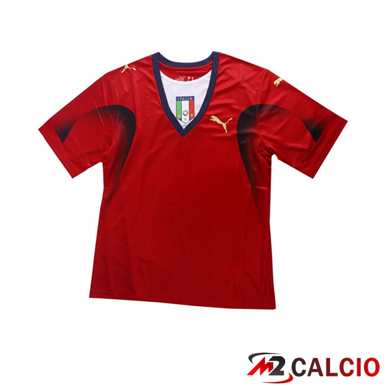 Maglie Calcio Coppa del Mondo Champion Italia Portiere Retro 2006 Rosso