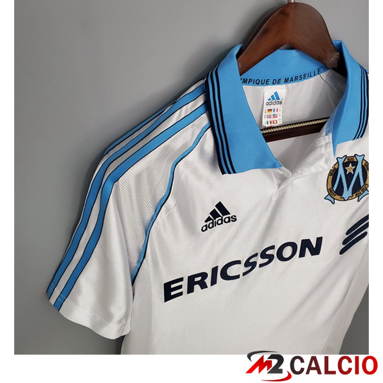 Maglie Calcio Marsiglia OM Retro Prima Bianco 1998-1999
