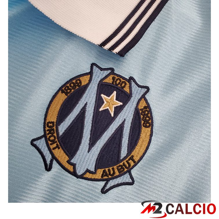 Maglie Calcio Marsiglia OM Retro Seconda Blu 1998-1999