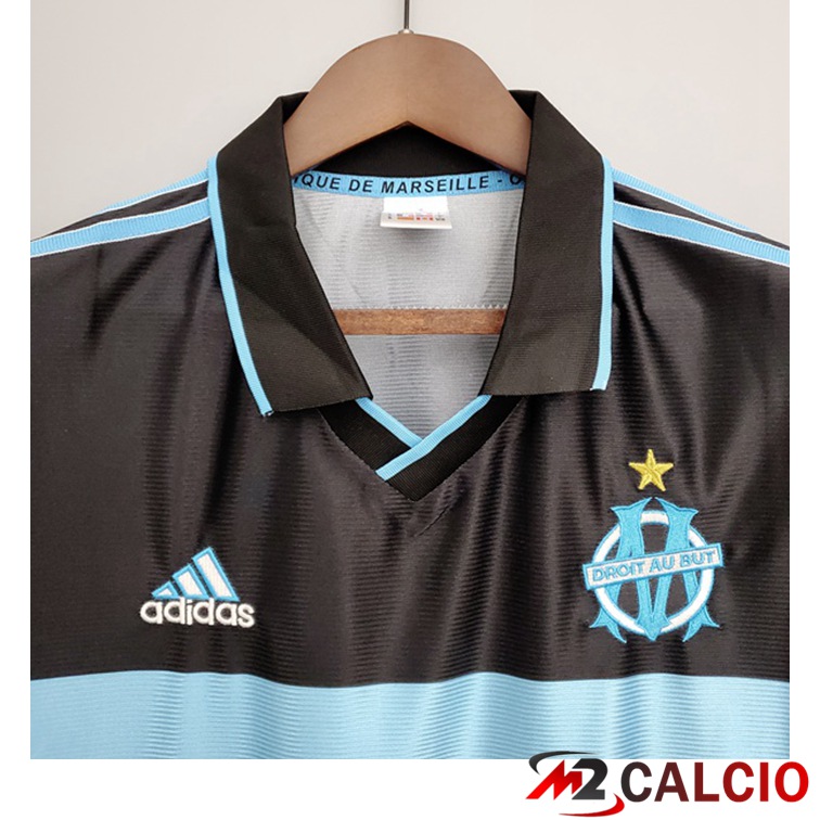 Maglie Calcio Marsiglia OM Terza Retro Nero 1999-2000