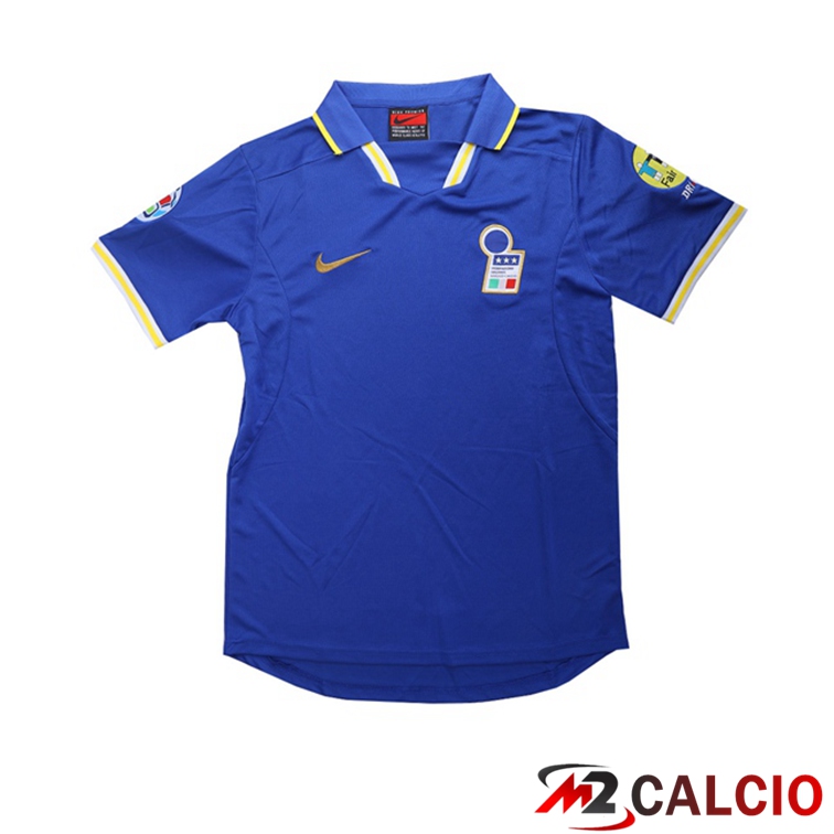 Maglie Calcio Coppa del Mondo Italia Retro Prima Blu 1998