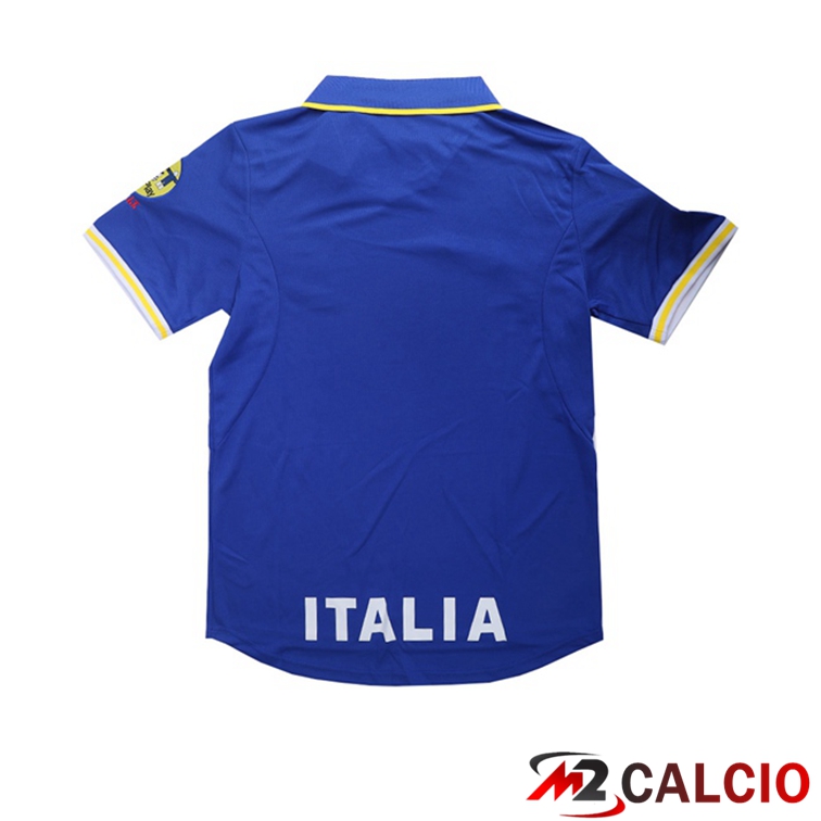 Maglie Calcio Coppa del Mondo Italia Retro Prima Blu 1998