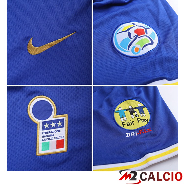 Maglie Calcio Coppa del Mondo Italia Retro Prima Blu 1998