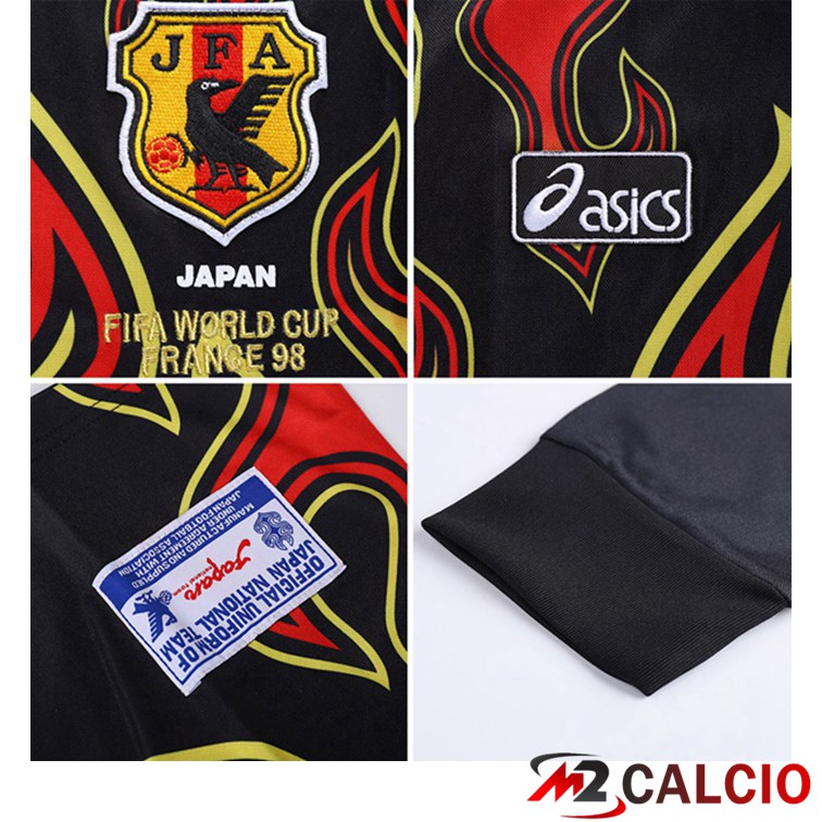 Maglie Calcio Coppa del Mondo Giappone Goalkeeper Retro Nero 1998